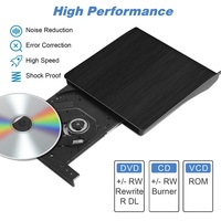 Grabadora Profesional Blu-ray y DVD, Reproductor Blu-ray 4K, Escritor Externo de Blu-ray con Certificado CE, Unidad de DVD Externa
