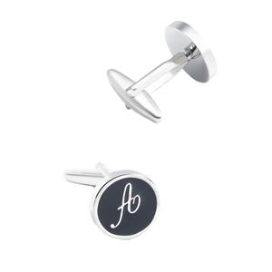 <span class=keywords><strong>Gemelli</strong></span> in titanio classici artistici da uomo personalizzati <span class=keywords><strong>con</strong></span> <span class=keywords><strong>lettere</strong></span> inglesi per regali e feste - Product Image 4