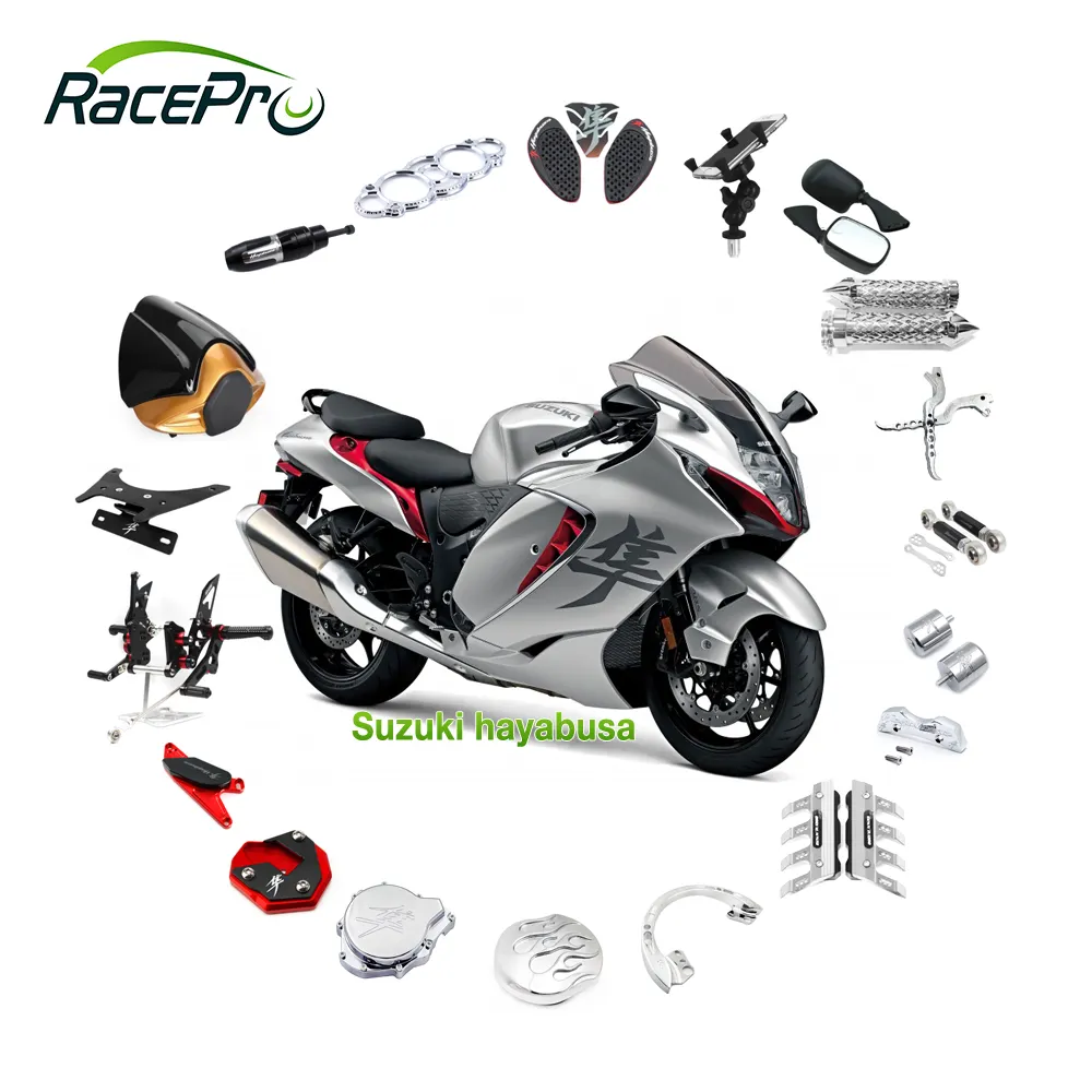 RACEPRO Großhandels preis Hochwertiges Zubehör Motorrad modifizierte kunden spezifische Teile Zubehör Für suzuki hayabusa 1300