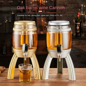 Nuevo Cañón de <span class=keywords><strong>Vino</strong></span> Portátil de Melamina de 3L, Negro Luminoso, Torre de Cerveza, Recipientes para Bebidas, Diseño Moderno y Sencillo, Herramientas para <span class=keywords><strong>Vino</strong></span>, Cerveza de Barril - Product Image 1