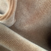 Tissu en velours cationique uni de poids moyen, teint en fil, tricoté chaîne, respirant, résistant à l'eau, pour costumes, jupes, textiles de maison et ameublement