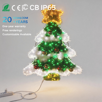 En stock, éclairage LED blanc chaud à économie d'énergie IP67 pour arbre de Noël artificiel, décoration de jardin, mariage, festival