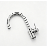 Robinet mitigeur de lavabo en acier inoxydable SUS316 sans plomb, à poignée unique, pour hôtel, vente en gros, usine OEM, robinet commercial pour salle de bain et cuisine