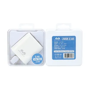 MICCELL 2 port USB ladegerät tragbare reise adapter 5V/2,4 EINE schnelle lade handy usb wand ladegerät für iphone 12 pro max