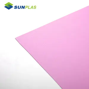 Sunplasクリアabsプラスチックシートスクリーン印刷機absシートabs plasti