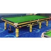 Tournoi international standard coussin en bois table de snooker 12 pieds jeu jouer table de snooker utilisé pour la vente