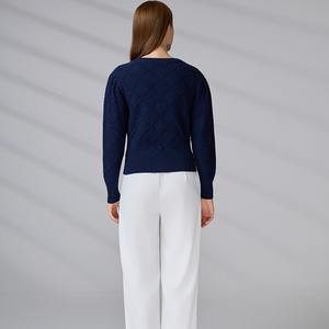 Pull Femme Classique à Boutons, Anti-rétrécissement, Tricot Confortable à Manches Longues, Cardigan en Laine pour Femme – Vente en Gros - Product Image 6
