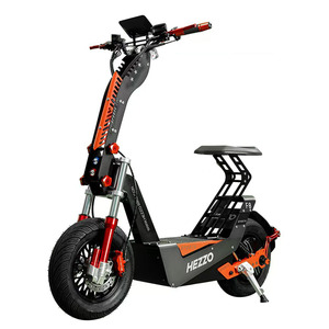 สกู๊ตเตอร์ EU Ride HEZZO กำลังไฟ 15000 วัตต์ ความจุแบตเตอรี่ 2160-3600 วัตต์-ชั่วโมง ความเร็ว 70-90 กม./ชม. ระยะทางวิ่ง 60-90 กม. รับน้ำหนักได้ 200 กก. - Product Image 1