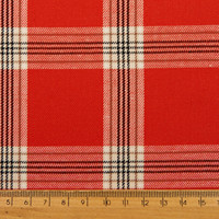 Tissu tissé à grands carreaux en coton peigné doux, motifs tendance pour uniformes scolaires, chemises, sacs et literie pour filles - Prêt à l'emploi