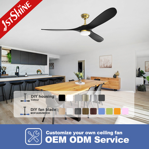 Ventilateur de plafond 1stshine de 60 pouces, qualité supérieure, haute performance, style luxueux, silencieux, avec éclairage LED - Product Image 4