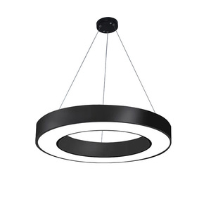 Modern LED Pendant Flat <strong>Ceiling</strong> <strong>Light</strong> 600mm 800mm 1000mm Iron Material <strong>Office</strong> Use 3000K/4000K/6000K Dimmable - Product Image 1
