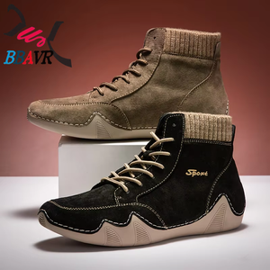 Zapatos Casuales de Conducción para Hombre, Estilo Británico, de Suela Suave, Talla Grande - Product Image 3