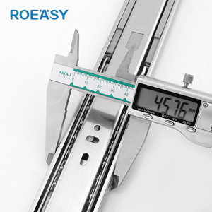 ROEASY Rail <span class=keywords><strong>de</strong></span> tiroir télescopique Guides <span class=keywords><strong>de</strong></span> glissière Fabricants <span class=keywords><strong>pour</strong></span> armoire <span class=keywords><strong>de</strong></span> <span class=keywords><strong>placard</strong></span> Montage <span class=keywords><strong>de</strong></span> <span class=keywords><strong>porte</strong></span> d'armoire Tiroir d'armoire Rails <span class=keywords><strong>de</strong></span> glissière Zinc - Product Image 3