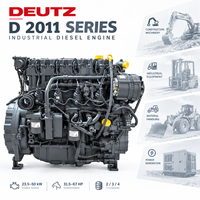 Moteur diesel industriel DEUTZ D2011 L2 L3 L4 L4W 31,5-67 CV 2600-2800 tr/min, moteur compact haute puissance pour machines de construction mobiles