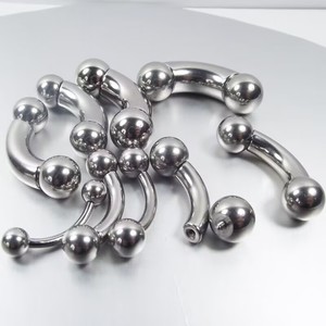 Chirurgisch staal Prince <span class=keywords><strong>Albert</strong></span> gebogen <span class=keywords><strong>bar</strong></span> piercing - Product Image 2