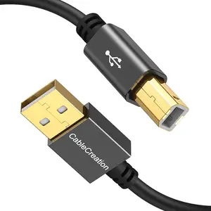 CableCreation สายเคเบิลเครื่องพิมพ์ USB 2.0 ไปยังคอมพิวเตอร์ สาย USB A ถึง USB B