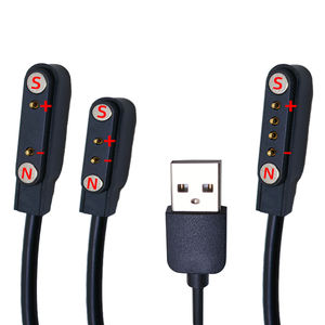 Práctico cable de carga USB magnético, hecho de material de PVC, adecuado para reloj inteligente <span class=keywords><strong>Xiaomi</strong></span> Amazfit GTR GTS <span class=keywords><strong>T</strong></span>-<span class=keywords><strong>Rex</strong></span> A1901 1909 - Product Image 2