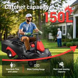 VERTAK 224CC <b>Gasoline</b> Ride on Lawn Mower Garden Grass Cutting Machine Riding With Engine GT322001 Multifunctional 4.5kw 2850RPM - Product Image 2