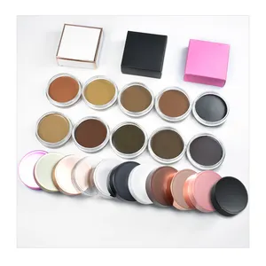 Makeup Multicolor Eyebrow Pomade long-lasting Wholesale Private Label Mineral Cream Brow Pot Waterproof Cruelty Free Custom Logo