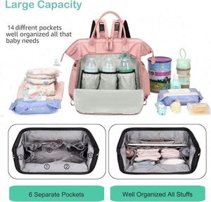 Sac à langer grande capacité personnalisé BSCI Factory, nouveau sac à main tendance pour maman, idéal pour les situations spéciales - Product Image 5