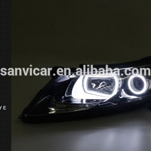 New for K5 2010-2013 LED Headlight Assembly with Xenon <b>Projector</b> Lens and LED Angel Eyes DRL - Product Image 6