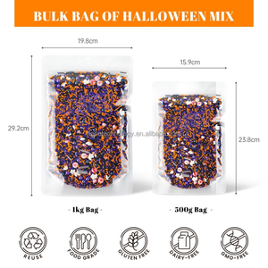 Stock <span class=keywords><strong>en</strong></span> vrac disponible Halloween yeux sanglants 1000g/500g sac <span class=keywords><strong>sucre</strong></span> comestible arrose décoration de gâteau pour fournitures de décoration de gâteau - Product Image 5