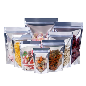 Tốt nhất cao cấp tùy chỉnh đứng lên túi thực phẩm cấp PE CPP salad túi nhôm lá của nhà máy tùy chỉnh bạc cao cấp bao bì - Product Image 5