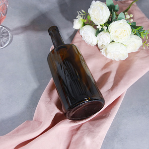 Di alta qualità di lusso verde oliva 750ml bottiglia di vetro liquori per bevande vino whisky <span class=keywords><strong>Gin</strong></span> con sughero - Product Image 2