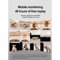 Distributeur automatique de nourriture pour animaux de compagnie 3,5 L avec contrôle des portions programmé et enregistrement vocal de 15 secondes pour chats et chiens