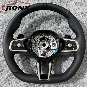 Volante Deportivo Personalizado CS de Cuero Completo para <span class=keywords><strong>BMW</strong></span> Serie G G20 G26 G30 G01 G02 G80 G82 G87 F90 F95 F96 M3 M4 Accesorios para Automóviles - Product Image 4