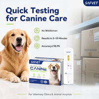 Kit de test de santé pour animaux de compagnie : Cassette de test rapide d'antigène CDV pour la maladie de Carré chez le chien, détection de virus canins, prix usine pour hôpitaux vétérinaires