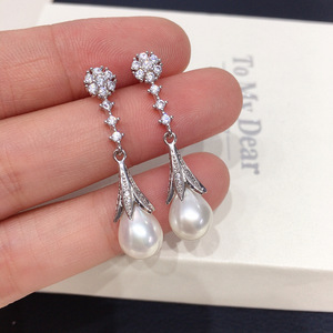 SHDIYAYUN <span class=keywords><strong>Orecchini</strong></span> Vintage Classici con <span class=keywords><strong>Perle</strong></span>, Gioielli con <span class=keywords><strong>Perle</strong></span> Naturali d'Acqua Dolce, Best Seller - Product Image 4