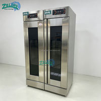 Gabinete Fermentador de Pan Eléctrico Industrial de 13/16/32 Bandejas con Control Automático de Temperatura y Humedad, Máquina de Fermentación de Masa