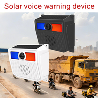Dispositif d'alerte vocale IP55 en ABS, alimenté par énergie solaire, résistant à l'eau, avec détecteur de mouvement pour la sécurité des camions/grues/chantiers et de la maison