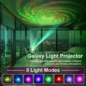 Proyector de Galaxia con Altavoz Bluetooth, Lámpara de Mesa LED Inteligente con Luces Nocturnas de Nebulosa, Luz de Escenario para Fiestas KTV, Decoración para Habitación de Juegos y Dormitorio - Product Image 3