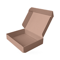 Boîtes d'expédition en kraft personnalisées au design minimaliste avec logo estampé pour les produits artisanaux faits à la main