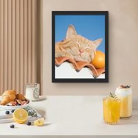 Toptan ucuz siyah resim posteri ahşap fotoğraf çerçevesi boyutları A1-A16 24x36 24x24 20x20 18x16 ahşap fotoğraf çerçevesi