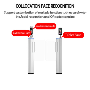 Tốc Độ Cao RFID Mã QR Nhận Dạng Khuôn Mặt Sinh Trắc Học Vân Tay Đầu Đọc Thẻ Cửa Quay Cổng Đu Hàng Rào Kiểm Soát Truy Cập - Product Image 6