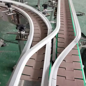 नई क्षैतिज भोजन फ्लैट प्लास्टिक बेल्ट स्टेनलेस स्टील टेबल टॉप चेन कन्वेयर के लिए कन्वेयर - Product Image 2