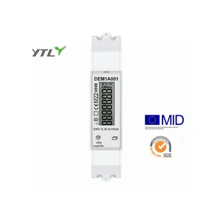 YTL DEM1A 50HZ Din-Rail 1P 1w Multi tariffa CE approvato misuratore di potenza del produttore