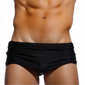 Traje de Baño Brasileño Vintage para Hombre, <span class=keywords><strong>Bikini</strong></span> Sexy de Secado Rápido, Ecológico, con Control de Abdomen, Talla Grande, con Cordón Ajustable - Product Image 1