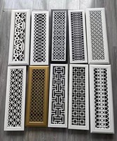 Grilles décoratives murales et de plafond pour systèmes CVC, personnalisables et variées, pour entrepôts et applications artistiques