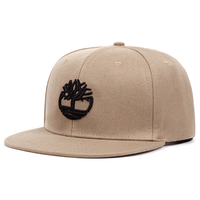 Casquette Snapback Kaki Urbaine Décontractée pour Homme avec Broderie 3D Structurée Motif Arbre, Style Streetwear Quotidien
