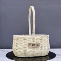 Panier à fleurs en corde de papier tissée, écologique, durable, nouvelle arrivée, directement de l'usine, pour la maison, la cuisine, le jardin, rangement, pot de fleurs