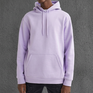 Custom Foam Printing Logo Blank 410 GSM Solid Lined ODM Winter Knitted <b>Waterproof</b> <b>Hoodie</b> Polyester/Cotton Blend Oversized Men - Product Image 4