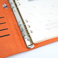 Carnet à spirales à couverture rigide marron pour cadeaux de fêtes, avec papier couché, vente en gros