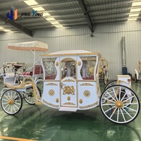 Charrette royale OEM de luxe de haute qualité, chariot électrique rétro pour le tourisme, vente directe d'usine