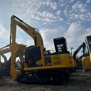 Used Komatsu Japan Pc200 20 Ton <b>Excavator</b> Digger Durable and Powerful Komatsu PC160 PC210 PC220 PC200 <b>Excavator</b> for Sale - Product Image 2