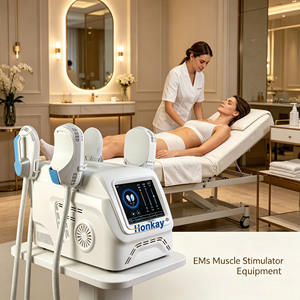 <b>Free</b> Training Muscle Stimulator Machine Muscle Building <b>Weight</b> Loss Portable 4 Handles Body Sculpt Massage Machine - Product Image 1