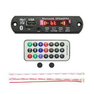 Cross border grosir <span class=keywords><strong>Bluetooth</strong></span> MP3 play papan decoding aksesoris audio dengan mikrofon dan lampu LED warna-warni - Product Image 1
